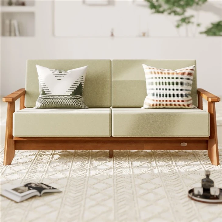 Solid Wood Loveseat Sofa suppliers
